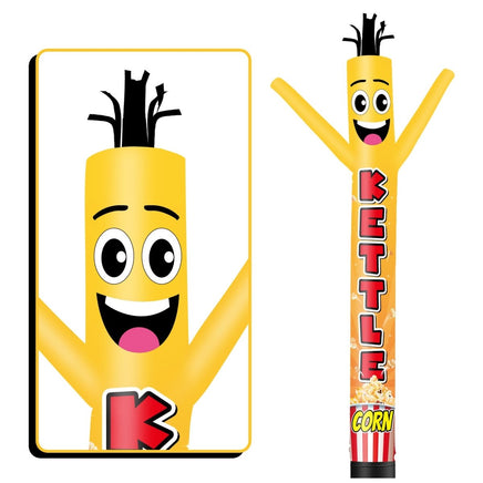 6 10 15 20FT Tall Kettle Corn Waving Inflatable Tube Man(Blower Not Included) - goodeny