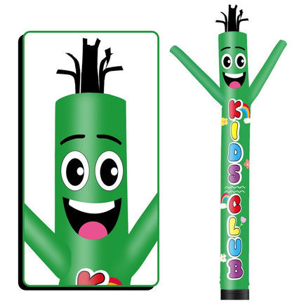 6 10 15 20FT Tall Kids Club Waving Inflatable Tube Man(Blower Not Included) - goodeny