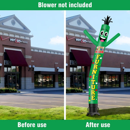 6 10 15 20FT Tall Kids Furniture Waving Inflatable Tube Man(Blower Not Included) - goodeny
