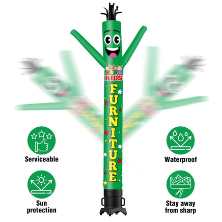 6 10 15 20FT Tall Kids Furniture Waving Inflatable Tube Man(Blower Not Included) - goodeny