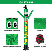 6 10 15 20FT Tall Kids Furniture Waving Inflatable Tube Man(Blower Not Included) - goodeny