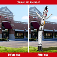 6 10 15 20FT Tall Knight Waving Inflatable Tube Man(Blower Not Included) - goodeny