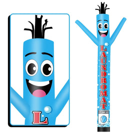 6 10 15 20FT Tall Laundromat Waving Inflatable Tube Man(Blower Not Included) - goodeny