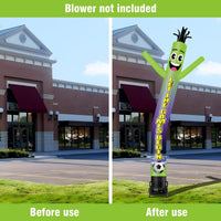 6 10 15 20FT Tall Let Games Begin Waving Inflatable Tube Man(Blower Not Included) - goodeny