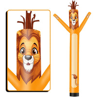 6 10 15 20FT Tall Lion Waving Inflatable Tube Man(Blower Not Included) - goodeny