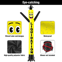 6 10 15 20FT Tall Liquidation Waving Inflatable Tube Man(Blower Not Included) - goodeny