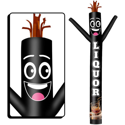 6 10 15 20FT Tall Liquor Waving Inflatable Tube Man(Blower Not Included) - goodeny