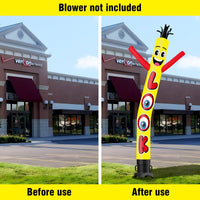 6 10 15 20FT Tall LOOK Waving Inflatable Tube Man(Blower Not Included) - goodeny
