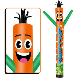6 10 15 20FT Tall Lottery Waving Inflatable Tube Man(Blower Not Included) - goodeny