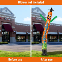6 10 15 20FT Tall Lottery Waving Inflatable Tube Man(Blower Not Included) - goodeny