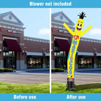 6 10 15 20FT Tall Mariscos Waving Inflatable Tube Man(Blower Not Included) - goodeny