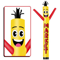 6 10 15 20FT Tall Market Waving Inflatable Tube Man(Blower Not Included) - goodeny