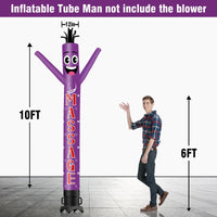6 10 15 20FT Tall Massage Waving Inflatable Tube Man(Blower Not Included) - goodeny