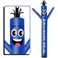 6 10 15 20FT Tall Mattresssale Blue Waving Inflatable Tube Man(Blower Not Included) - goodeny