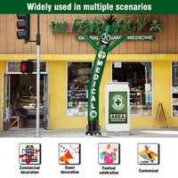 6 10 15 20FT Tall medical Waving Inflatable Tube Man(Blower Not Included) - goodeny