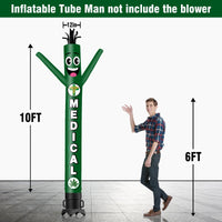 6 10 15 20FT Tall medical Waving Inflatable Tube Man(Blower Not Included) - goodeny