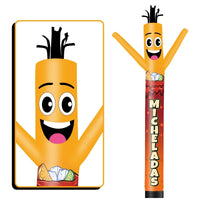 6 10 15 20FT Tall Micheladas Waving Inflatable Tube Man(Blower Not Included) - goodeny