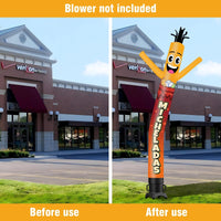 6 10 15 20FT Tall Micheladas Waving Inflatable Tube Man(Blower Not Included) - goodeny