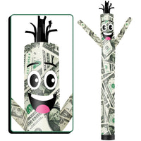 6 10 15 20FT Tall Money Waving Inflatable Tube Man(Blower Not Included) - goodeny