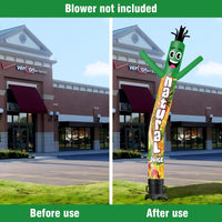 6 10 15 20FT Tall Natural Juice Waving Inflatable Tube Man(Blower Not Included) - goodeny
