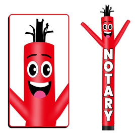6 10 15 20FT Tall Notary Waving Inflatable Tube Man(Blower Not Included) - goodeny