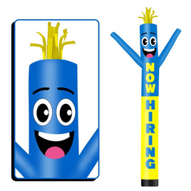 6 10 15 20FT Tall Now Hiring Waving Inflatable Tube Man(Blower Not Included) - goodeny