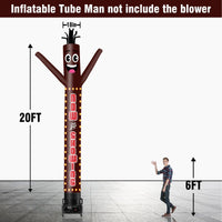 6 10 15 20FT Tall Now Showing Waving Inflatable Tube Man(Blower Not Included) - goodeny