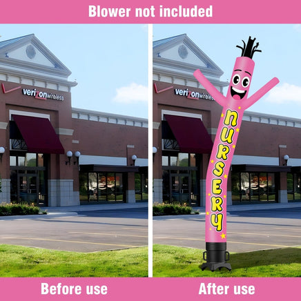 6 10 15 20FT Tall Nursery Waving Inflatable Tube Man(Blower Not Included) - goodeny