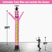 6 10 15 20FT Tall Nursery Waving Inflatable Tube Man(Blower Not Included) - goodeny