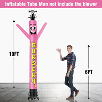 6 10 15 20FT Tall Nursery Waving Inflatable Tube Man(Blower Not Included) - goodeny