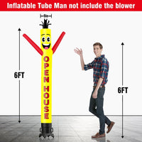 6 10 15 20FT Tall Open House Waving Inflatable Tube Man(Blower Not Included) - goodeny