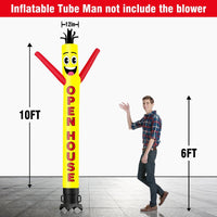 6 10 15 20FT Tall Open House Waving Inflatable Tube Man(Blower Not Included) - goodeny