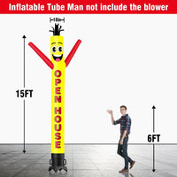 6 10 15 20FT Tall Open House Waving Inflatable Tube Man(Blower Not Included) - goodeny