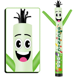 6 10 15 20FT Tall Organic Food Waving Inflatable Tube Man(Blower Not Included) - goodeny