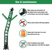 6 10 15 20FT Tall Organic Waving Inflatable Tube Man(Blower Not Included) - goodeny