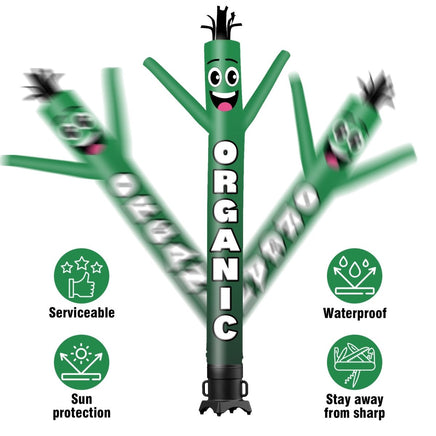 6 10 15 20FT Tall Organic Waving Inflatable Tube Man(Blower Not Included) - goodeny