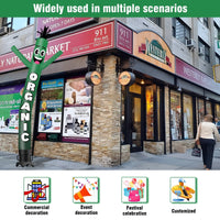 6 10 15 20FT Tall Organic Waving Inflatable Tube Man(Blower Not Included) - goodeny