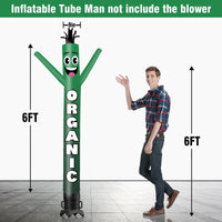 6 10 15 20FT Tall Organic Waving Inflatable Tube Man(Blower Not Included) - goodeny