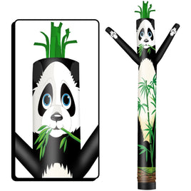 6 10 15 20FT Tall Panda & Bamboo Waving Inflatable Tube Man(Blower Not Included) - goodeny