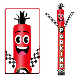 6 10 15 20FT Tall Parking Waving Inflatable Tube Man(Blower Not Included) - goodeny