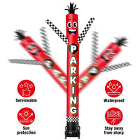 6 10 15 20FT Tall Parking Waving Inflatable Tube Man(Blower Not Included) - goodeny