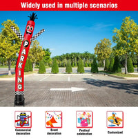 6 10 15 20FT Tall Parking Waving Inflatable Tube Man(Blower Not Included) - goodeny