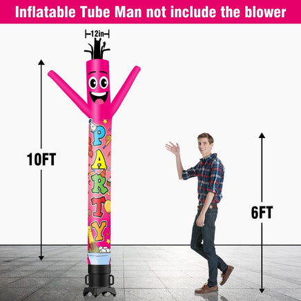 6 10 15 20FT Tall Party Waving Inflatable Tube Man(Blower Not Included) - goodeny