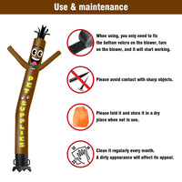 6 10 15 20FT Tall Pet Supplies Waving Inflatable Tube Man(Blower Not Included) - goodeny