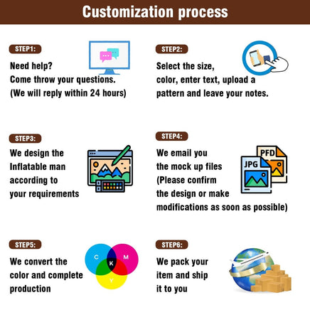 6 10 15 20FT Tall pirate Waving Inflatable Tube Man(Blower Not Included) - goodeny