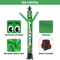 6 10 15 20FT Tall Plants Waving Inflatable Tube Man(Blower Not Included) - goodeny