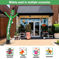 6 10 15 20FT Tall Plants Waving Inflatable Tube Man(Blower Not Included) - goodeny