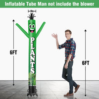 6 10 15 20FT Tall Plants Waving Inflatable Tube Man(Blower Not Included) - goodeny