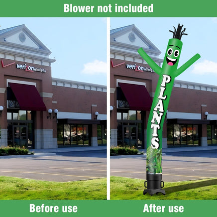 6 10 15 20FT Tall Plants Waving Inflatable Tube Man(Blower Not Included) - goodeny