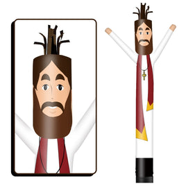 6 10 15 20FT Tall Priest Waving Inflatable Tube Man(Blower Not Included) - goodeny